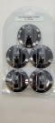 DUGME SET 5KOM CRNI BRAON ZA SPORET GORENJE ALFA DS004