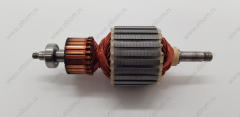 ROTOR USISIVACA KINESKIH MOTORA MALIH SA LEZAJEM 607 DUZINA CELOG ROTORA 137MM DEBLJINA SA NAMOTAJEM 46MM