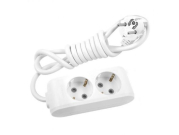 2-STRUKA PRENOSNA UTICNICA 2 MESTA  SA KABLOM PANASONIC CRNI  WLTB0420-23BL