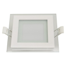 LED PANEL 6W 6500K MITEA UGRADNI STAKLENI MPC6-K  KVADRATNI