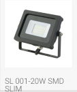 REFLEKTOR LED  50 W  CRNI SL001