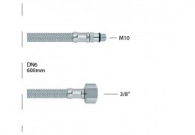 PANCIR CREVO  M8 CHORT 3/8 D.L. 50 CM  08-500