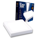 LED PLAFONJERA PANEL 18W 6500K LUMAX CIP  BELA KOCKA NADGRADNI 220X220  1350LM